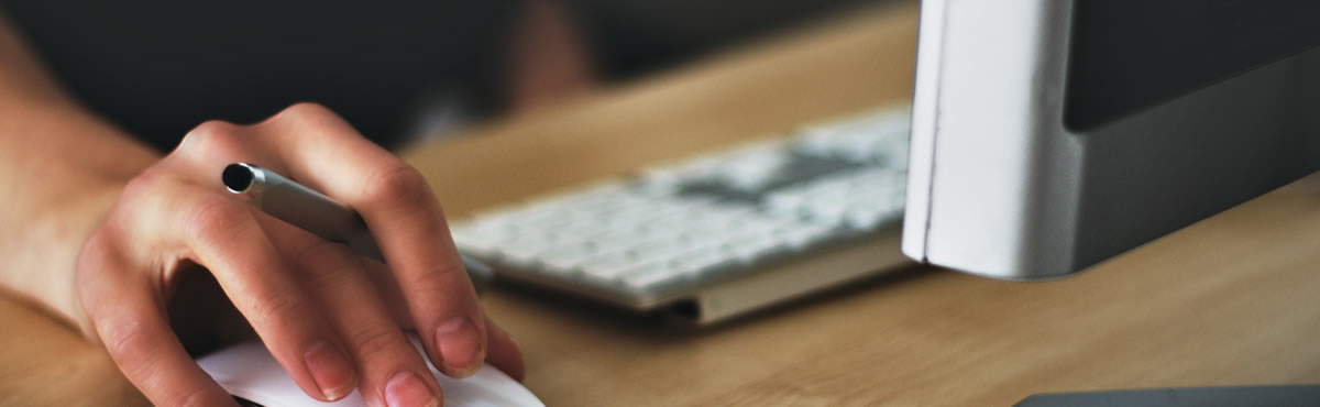 image of laptop being used